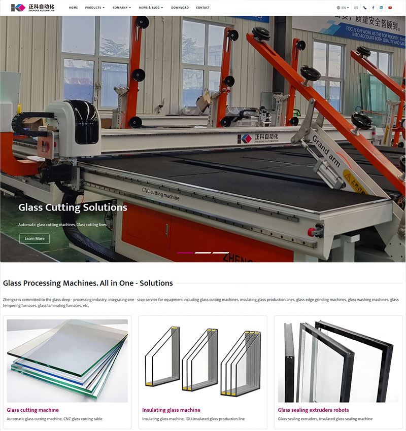 90882: ZHENGKE: Glass Processing Machines