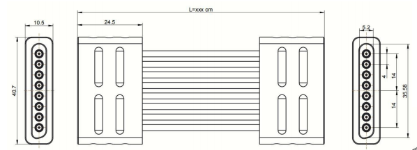 RCHD-HD08-xxxS-4N-40G-60G多通道测试组件