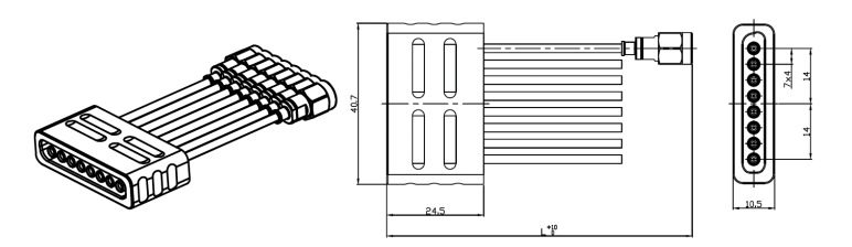 RCHD-SD08-xxxS-5NC-40G-60G多通道测试组件