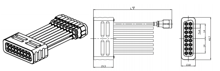 RCHD-SD16-xxxS-4NC-40G-60G多通道测试组件