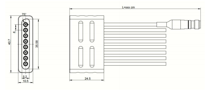 RCHD-TD08-xxxS-5NE-40G-60G多通道测试组件