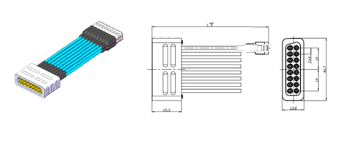 RCHD-TD16-xxxS-4NE-40G-60G多通道测试组件