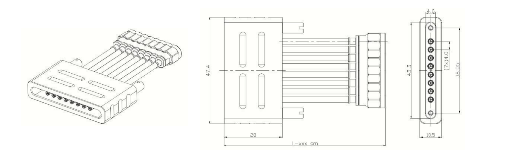 RCKL-SD08-xxxS-5YA-40G-60G多通道测试组件