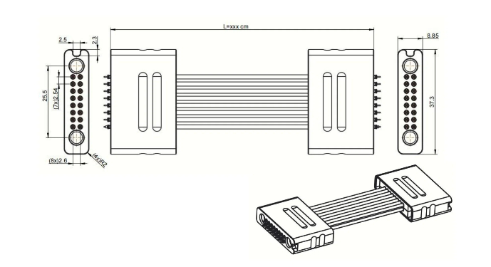 RCM7-M716-xxxS-6NA-67G多通道测试组件