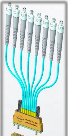 Ardent兼容-RCA9-WF08-xxxS-9YS-90G多通道测试组件