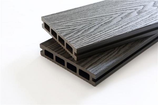 Anti-Slip 3D Wood Grain Pattern WPC Decking